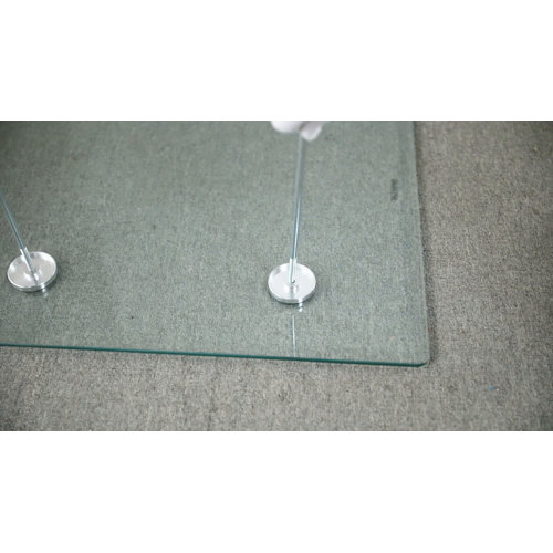 Wrought Studio Midori 23.5'' Tall Glass End Table & Reviews Wayfair